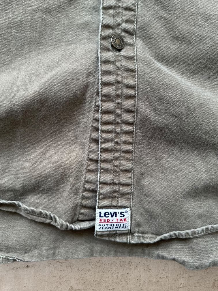 00s Levi’s Brown Button Up Shirt - XL