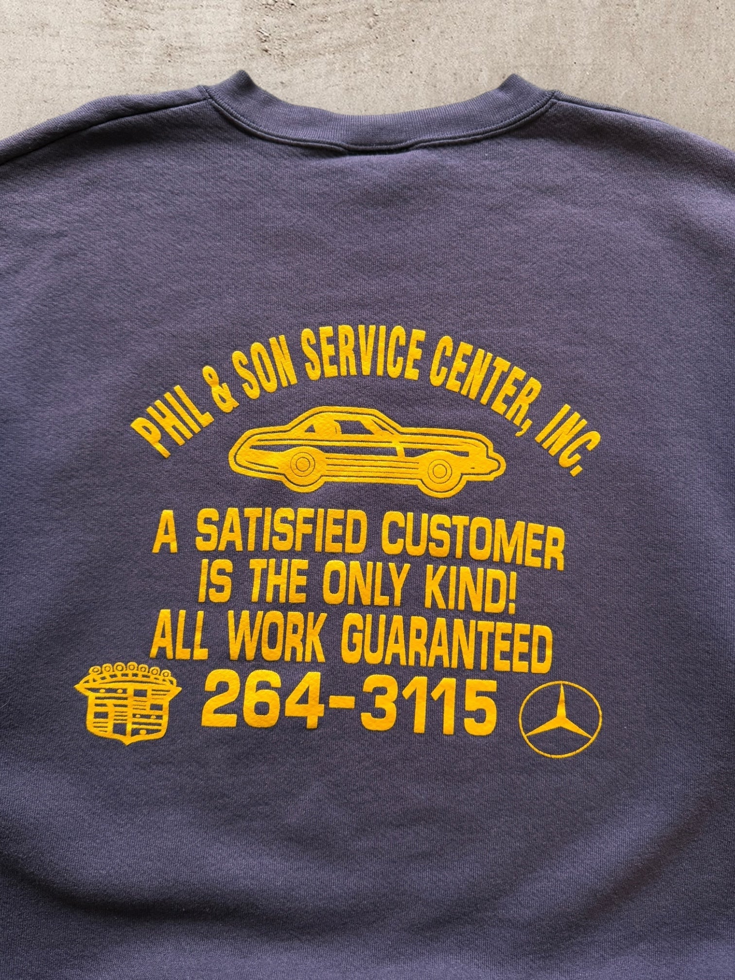 90s Phil & Son Service Center Crewneck - XL