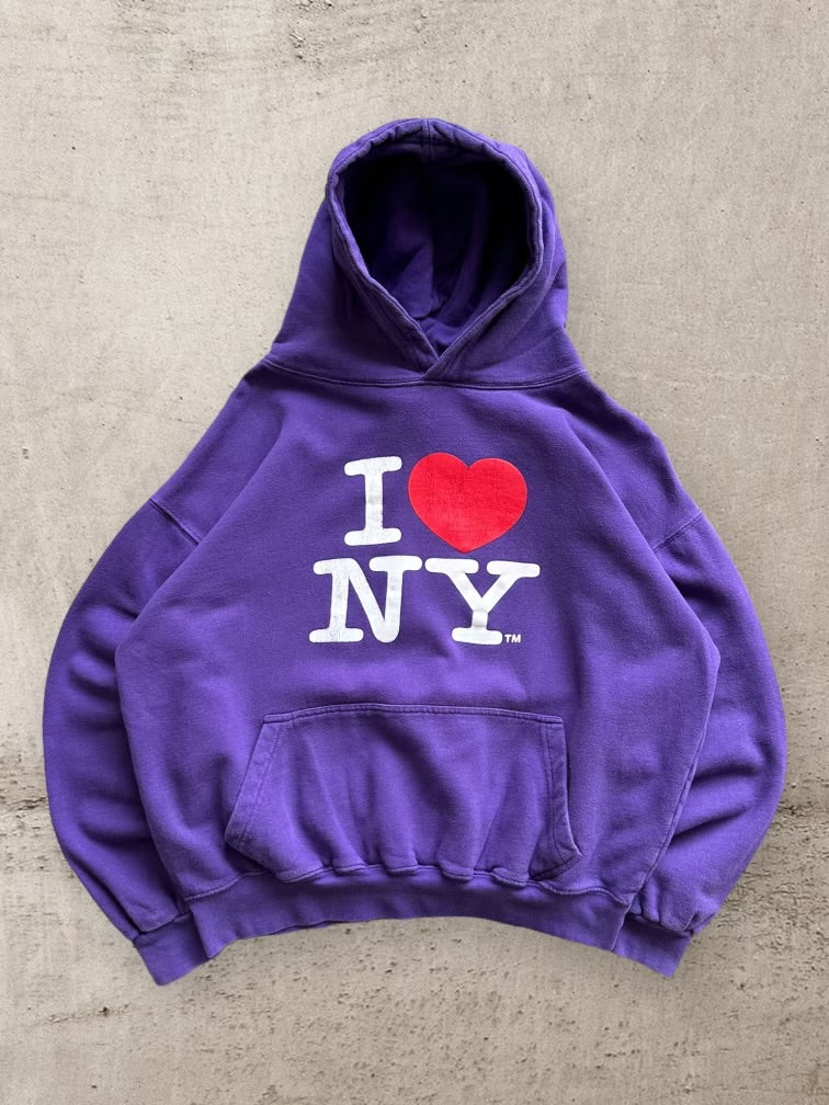 00s I Heart New York Graphic Hoodie -