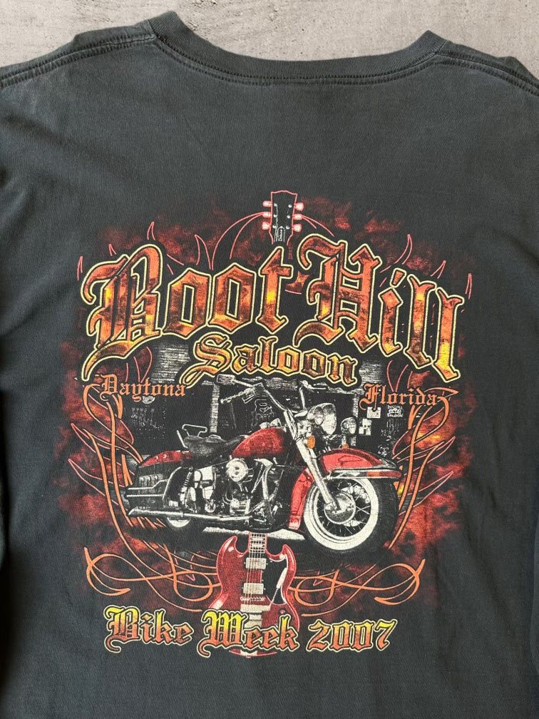 00s Boothill Saloon Long Sleeve Graphic T-Shirt - XXL
