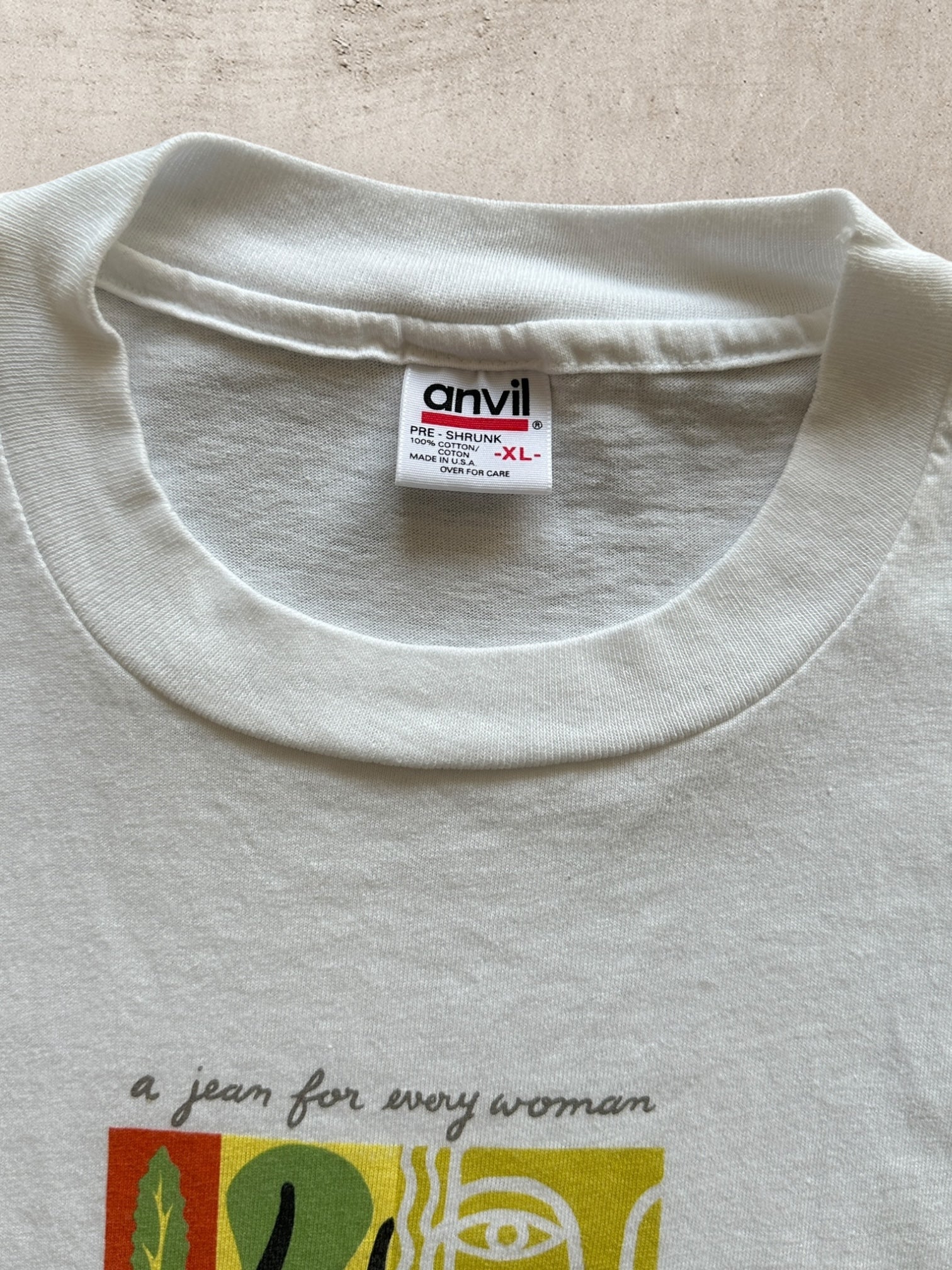 90s Levi’s A Jean for Every Woman Graphic T-Shirt - XL