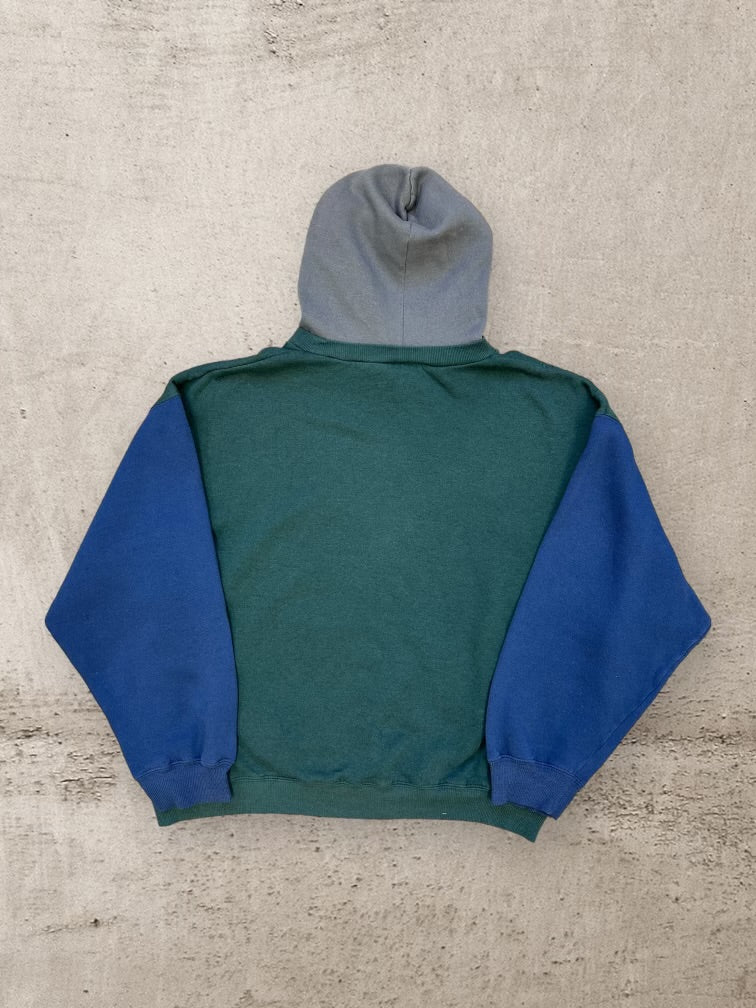 90s Color Block Hoodie - XXL