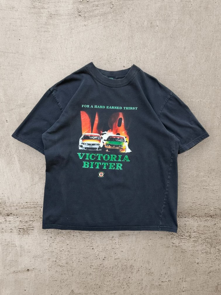 90s Victoria Bitter V8 Graphic T-Shirt - XL