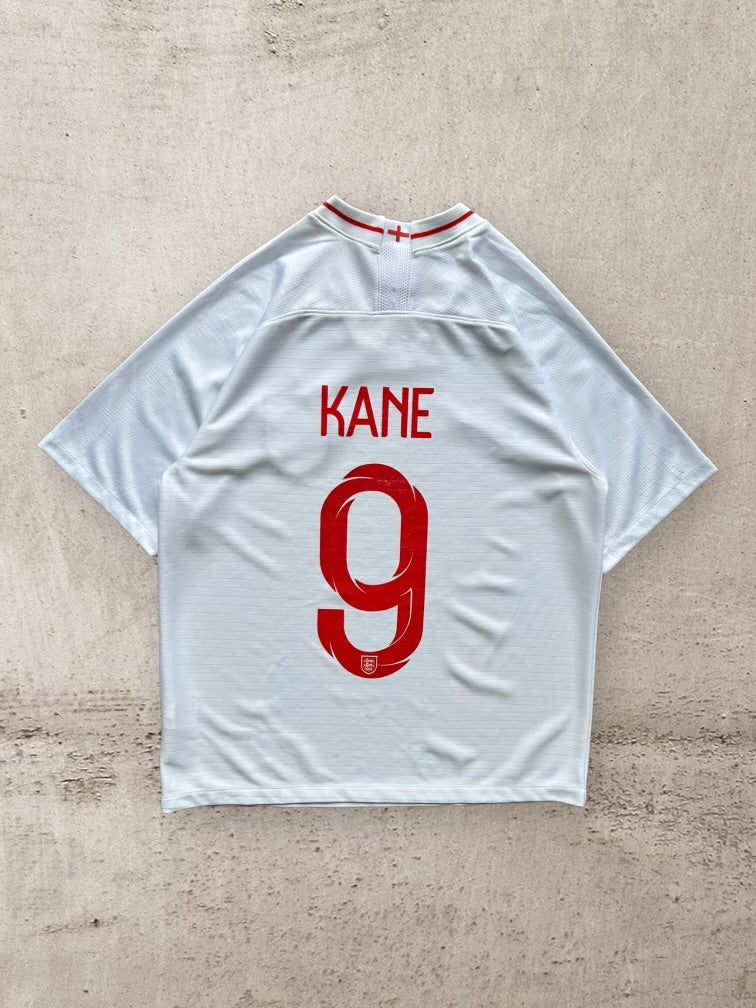 00s Nike England Kane Soccer Jersey - Large