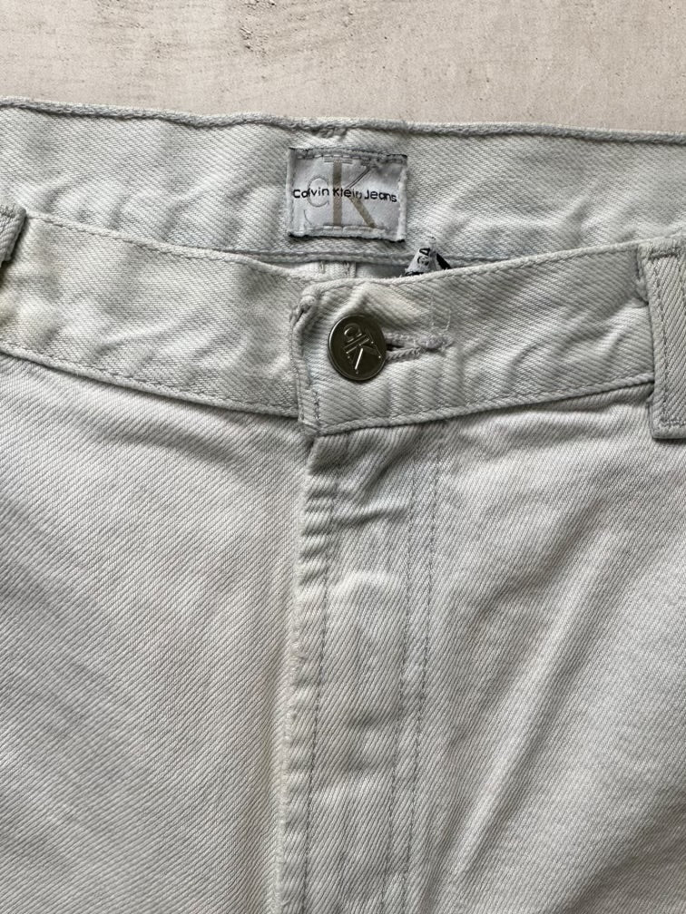 90s Calvin Klein Denim Shorts - 34