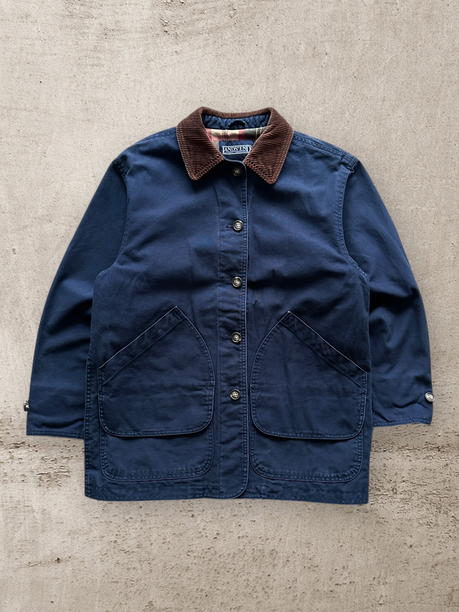 90s Lands End Chore Jacket - Medium