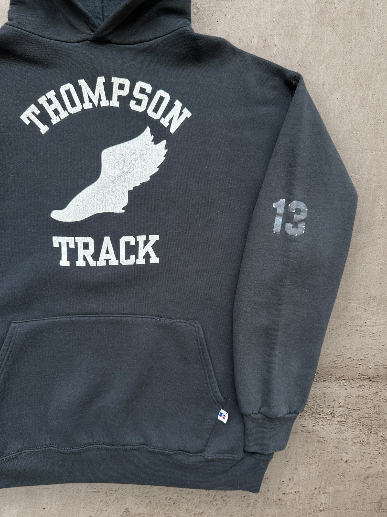 90s Russell Athletic Thompson Track Hoodie - Large