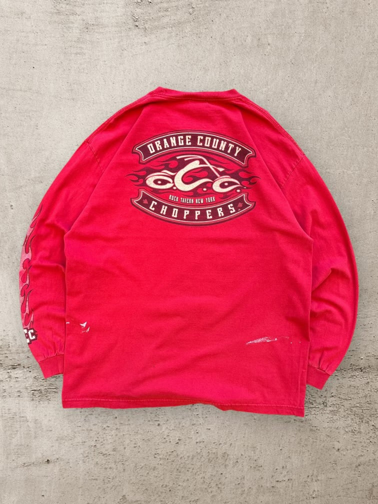 トップス 00's Orange County Choppers L/S Tee 00s Orange County Choppers Graphic Long Sleeve T-Shirt - XL – The