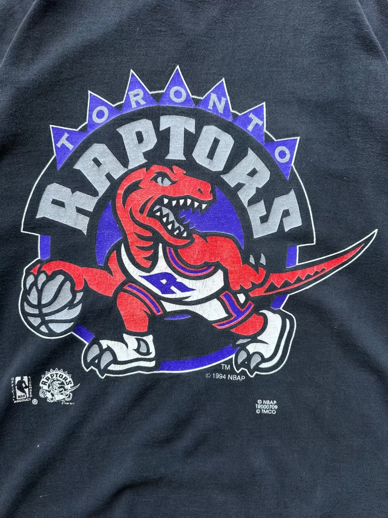 90s Toronto Raptors Graphic T-Shirt - Large