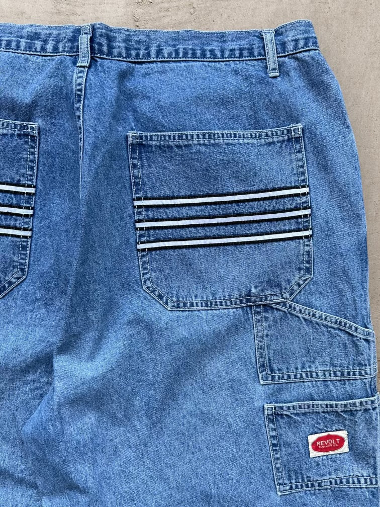 00s Revolt Denim Carpenter Pants - 36x30