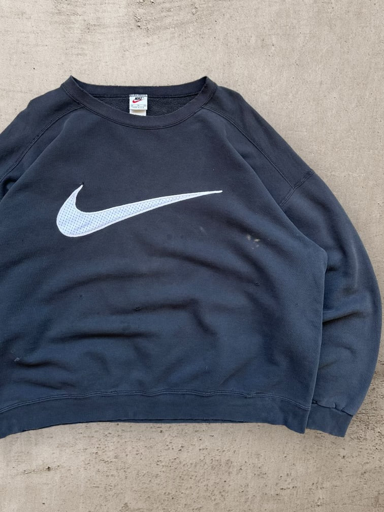 90s Nike Swoosh Graphic Crewneck - XL