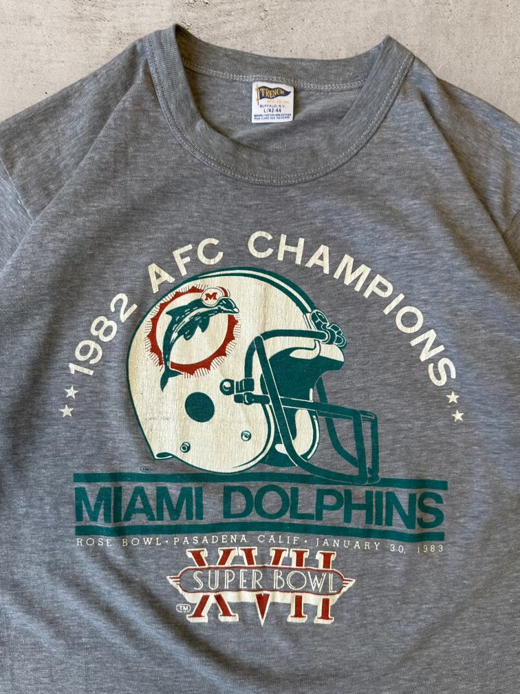 1982 Miami Dolphins AFC Champions T-Shirt - Medium
