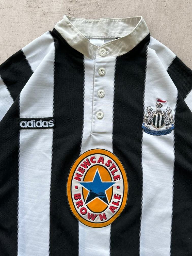 90s Adidas Castle United Striped Soccer Jersey - XL