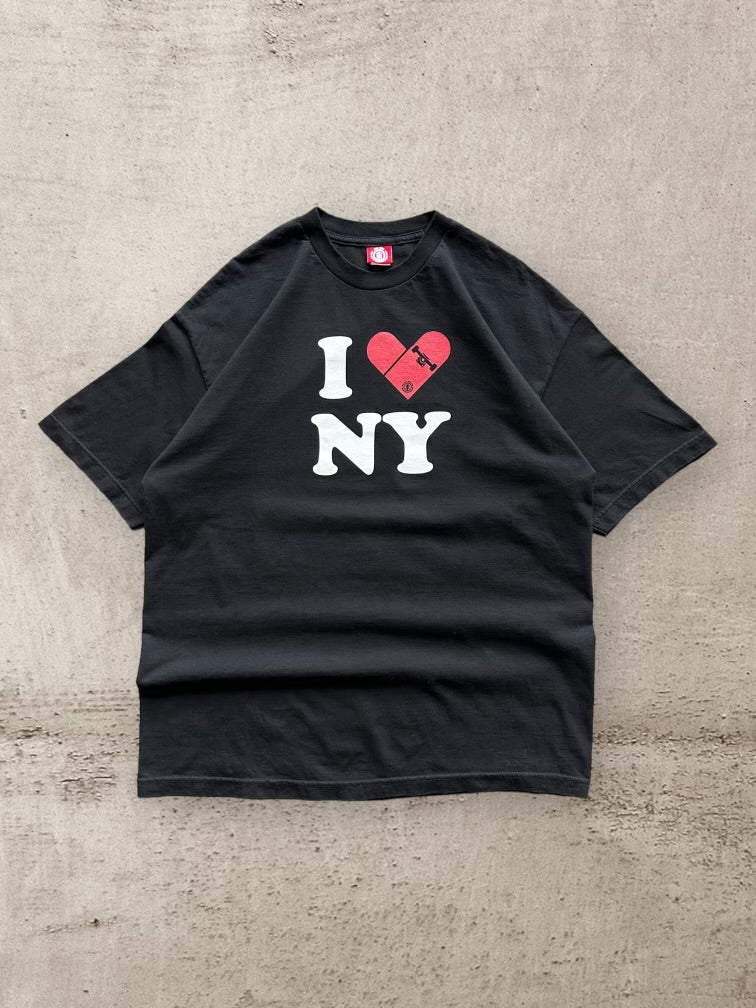 00s Element I Heart New York Graphic T-Shirt - XL