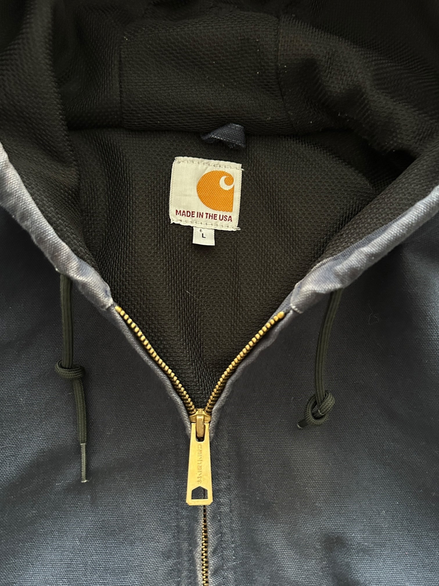 90s Carhartt Hooded Jacket - Large