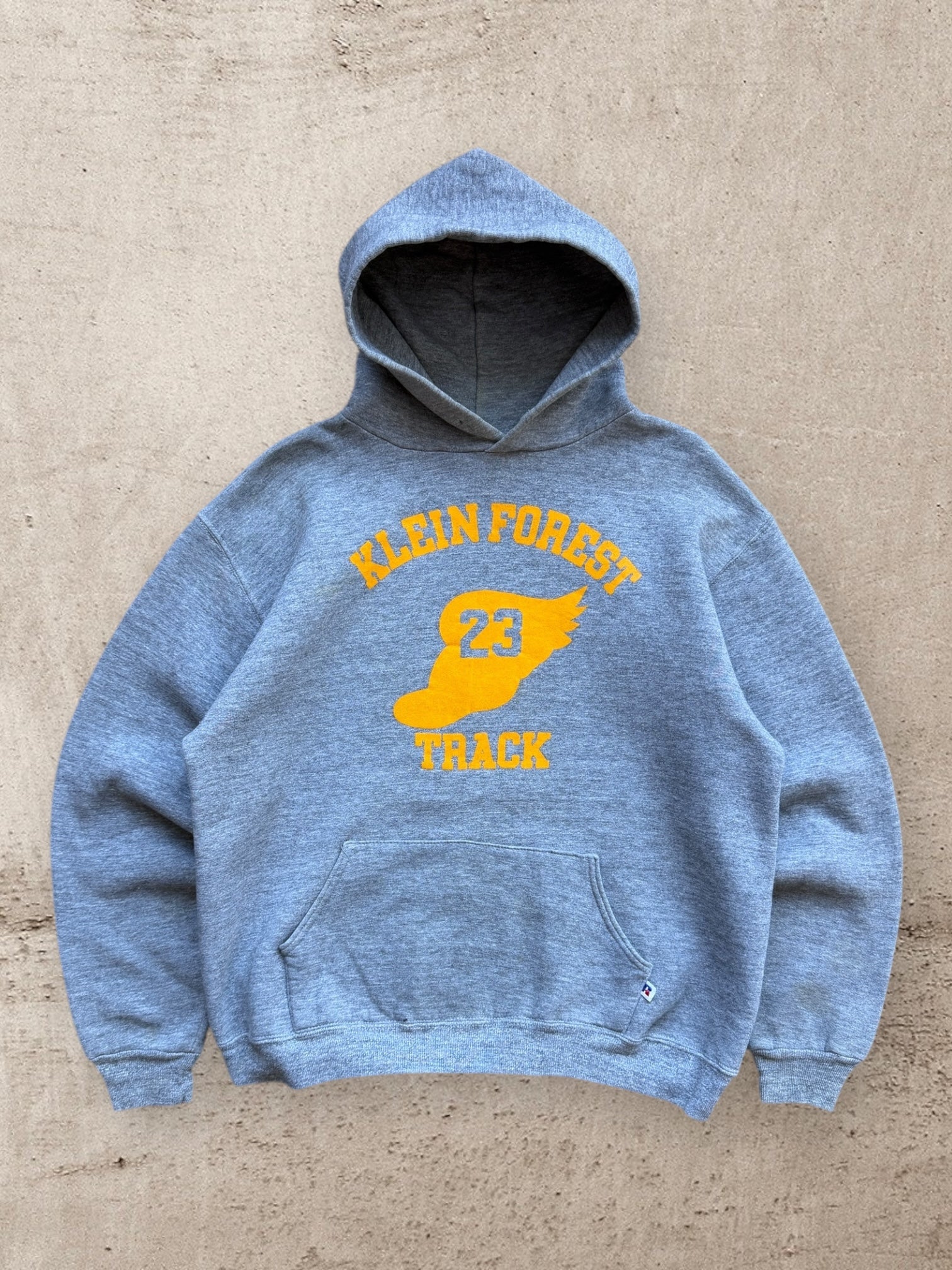 80s Russell Athletic Klein Forest Track Hoodie - Large