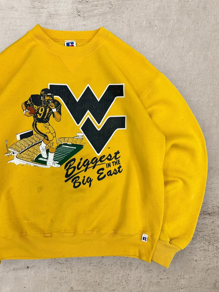 90s Russell Athletics West Virginia University Crewneck - Large