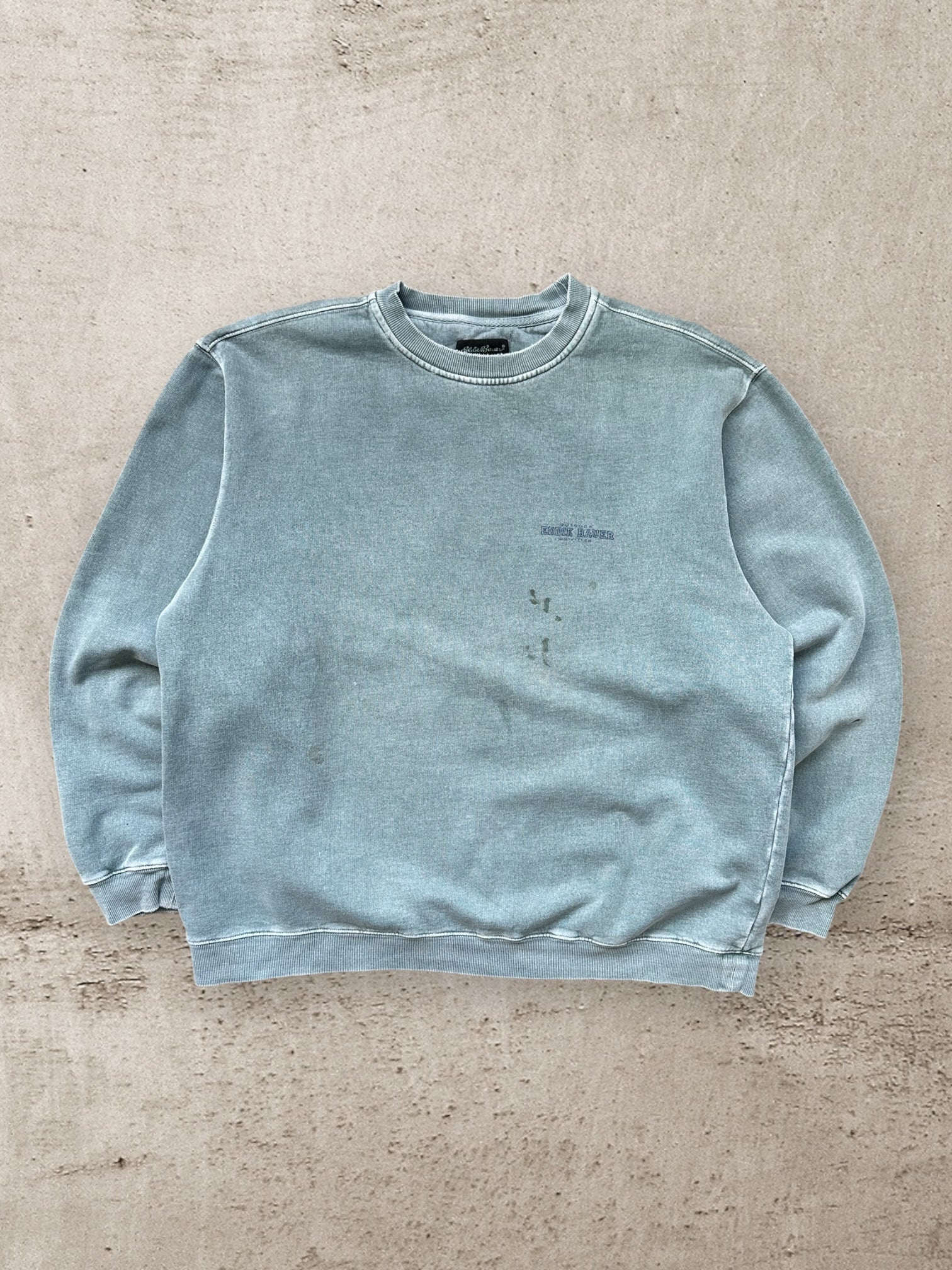 00s Eddie Bauer Distressed Crewneck - XL