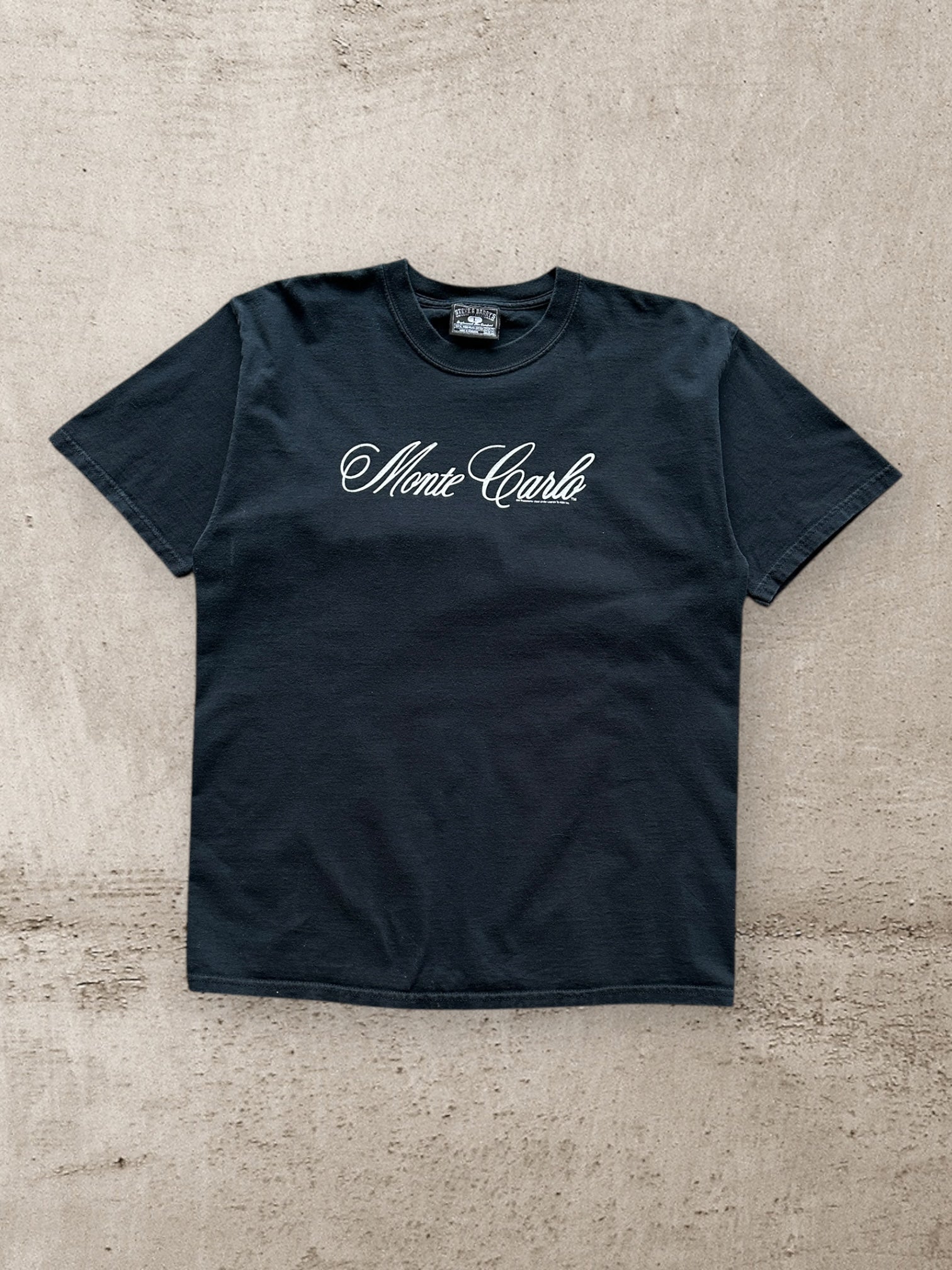 00s Monte Carlo Script T-Shirt - Large