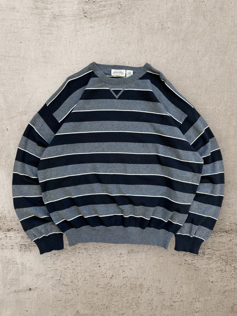 00s St.John’s Bay Striped Knit Sweater - XL