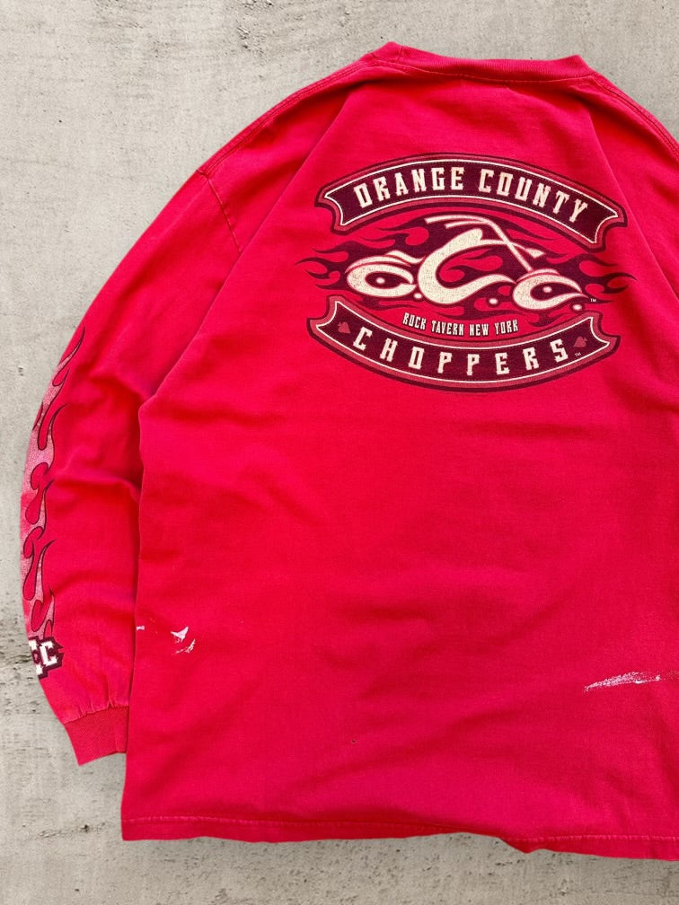 トップス 00's Orange County Choppers L/S Tee 00s Orange County Choppers Graphic Long Sleeve T-Shirt - XL – The