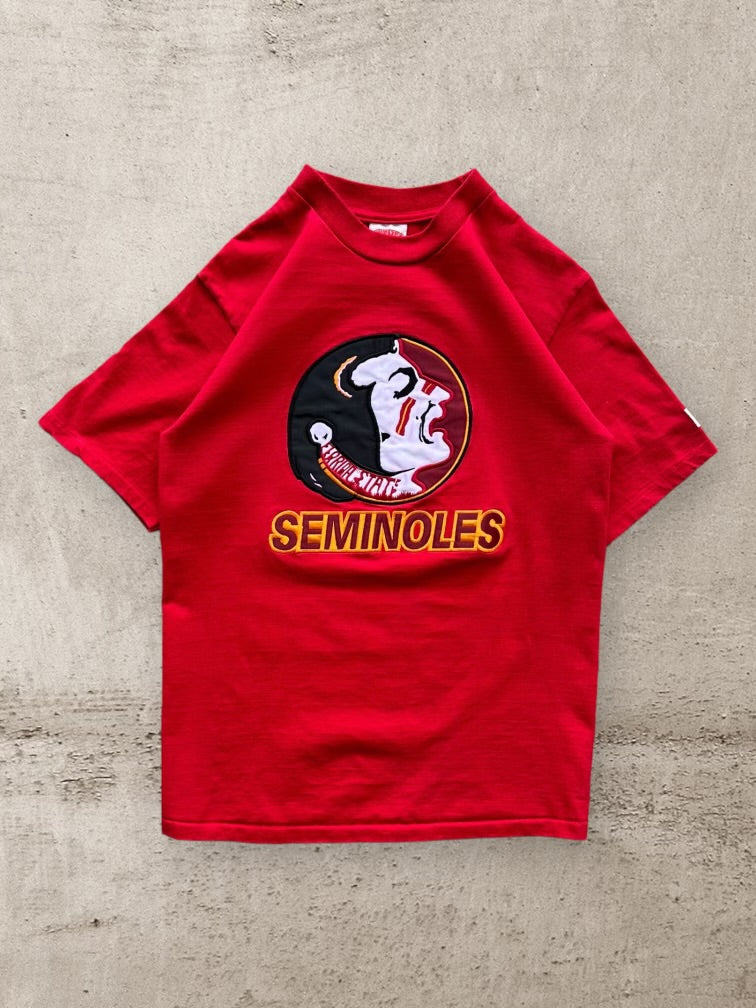 90s Nutmeg Florida State Seminoles Graphic T-Shirt - Medium