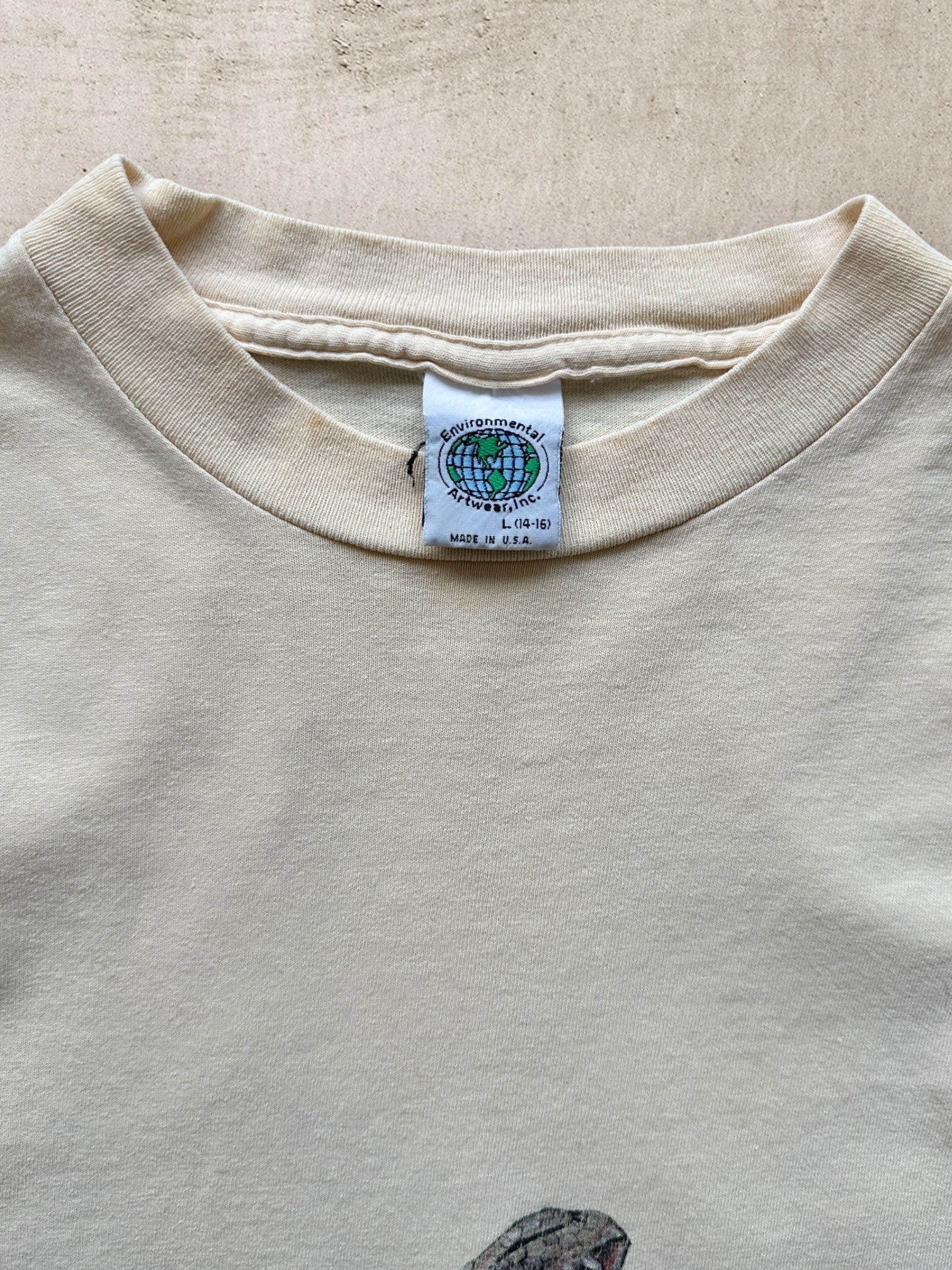 90s Snake vs Alligator Graphic T-Shirt - Small