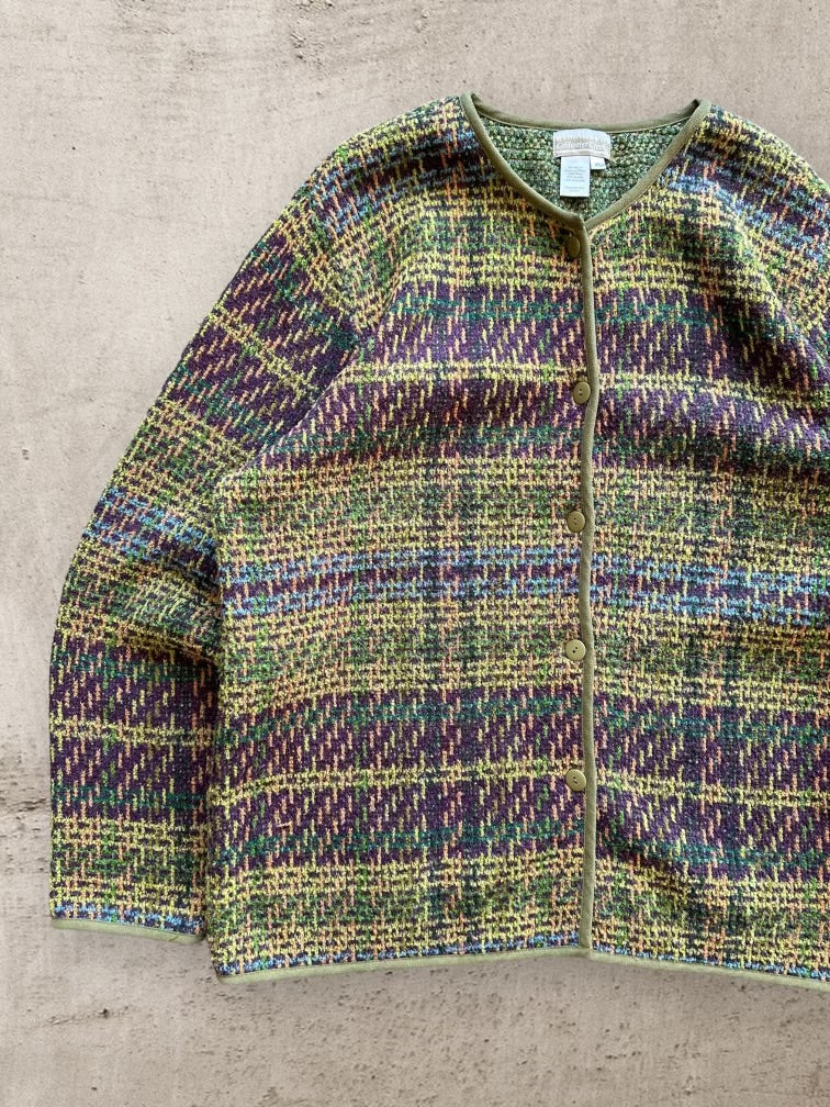 00s Coldwater Creek Button Up Knit Cardigan - XL