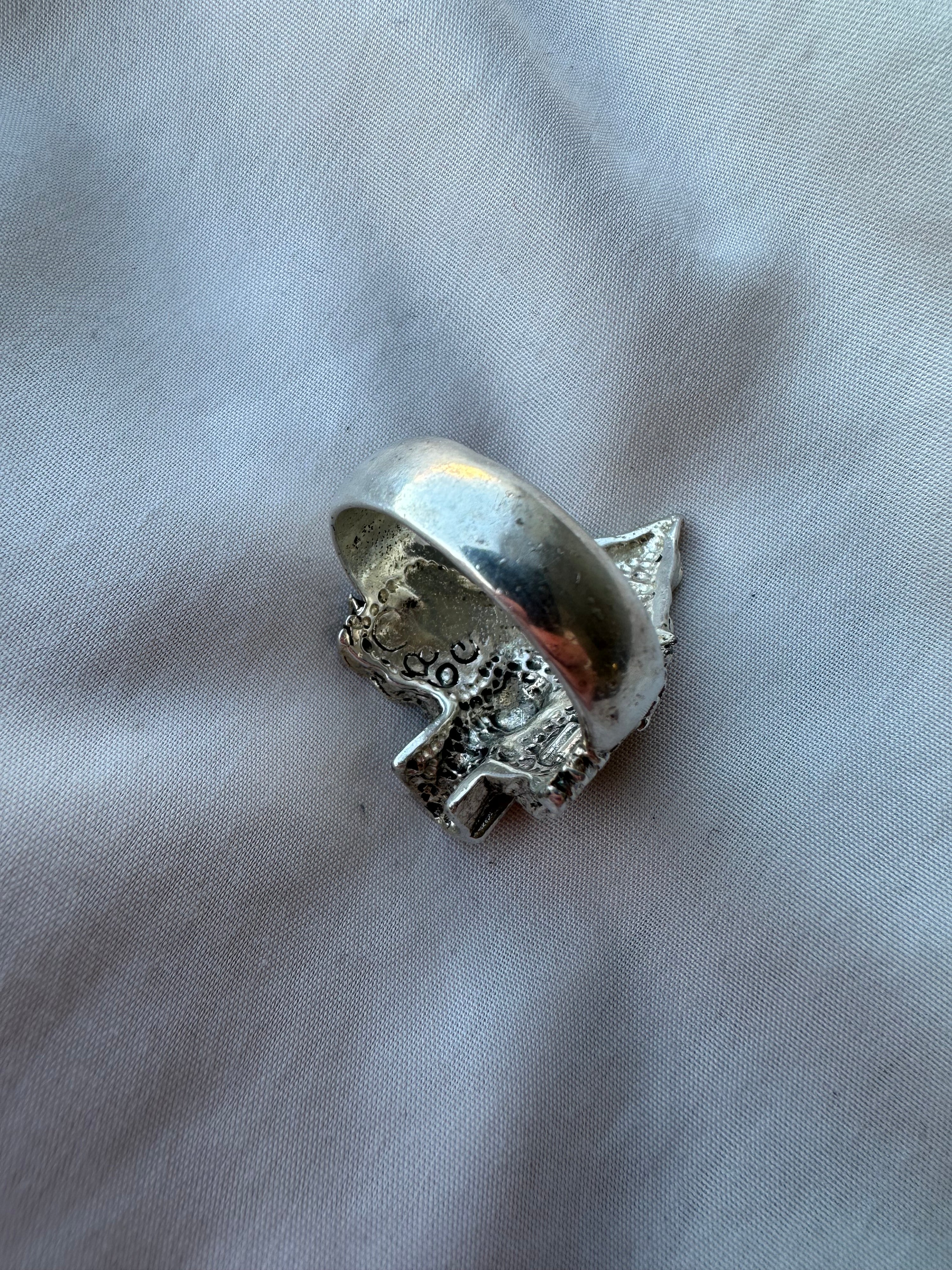 1989 G&S Grim Reaper Biker Ring Size 11