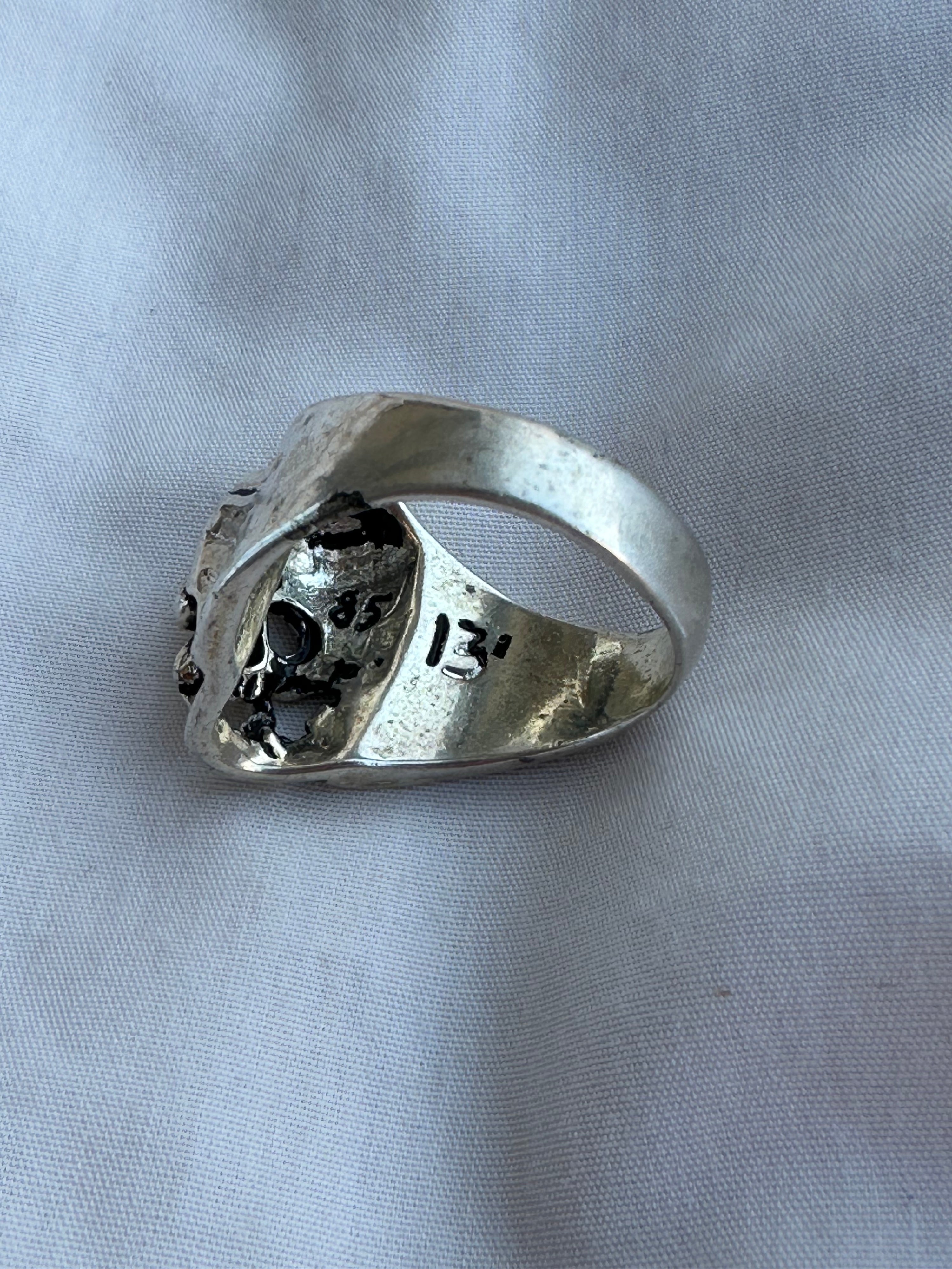 1985 G&S Grim Reaper Biker Ring Size 11