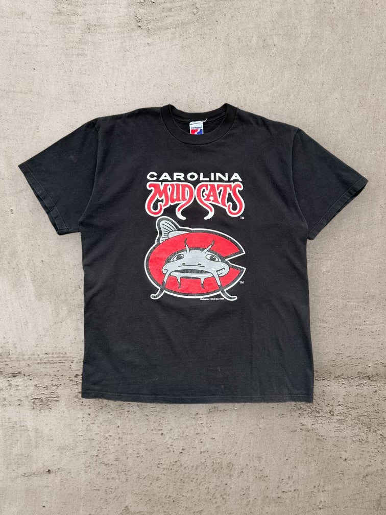 90s Carolina Mudcats Graphic T-Shirt - XL