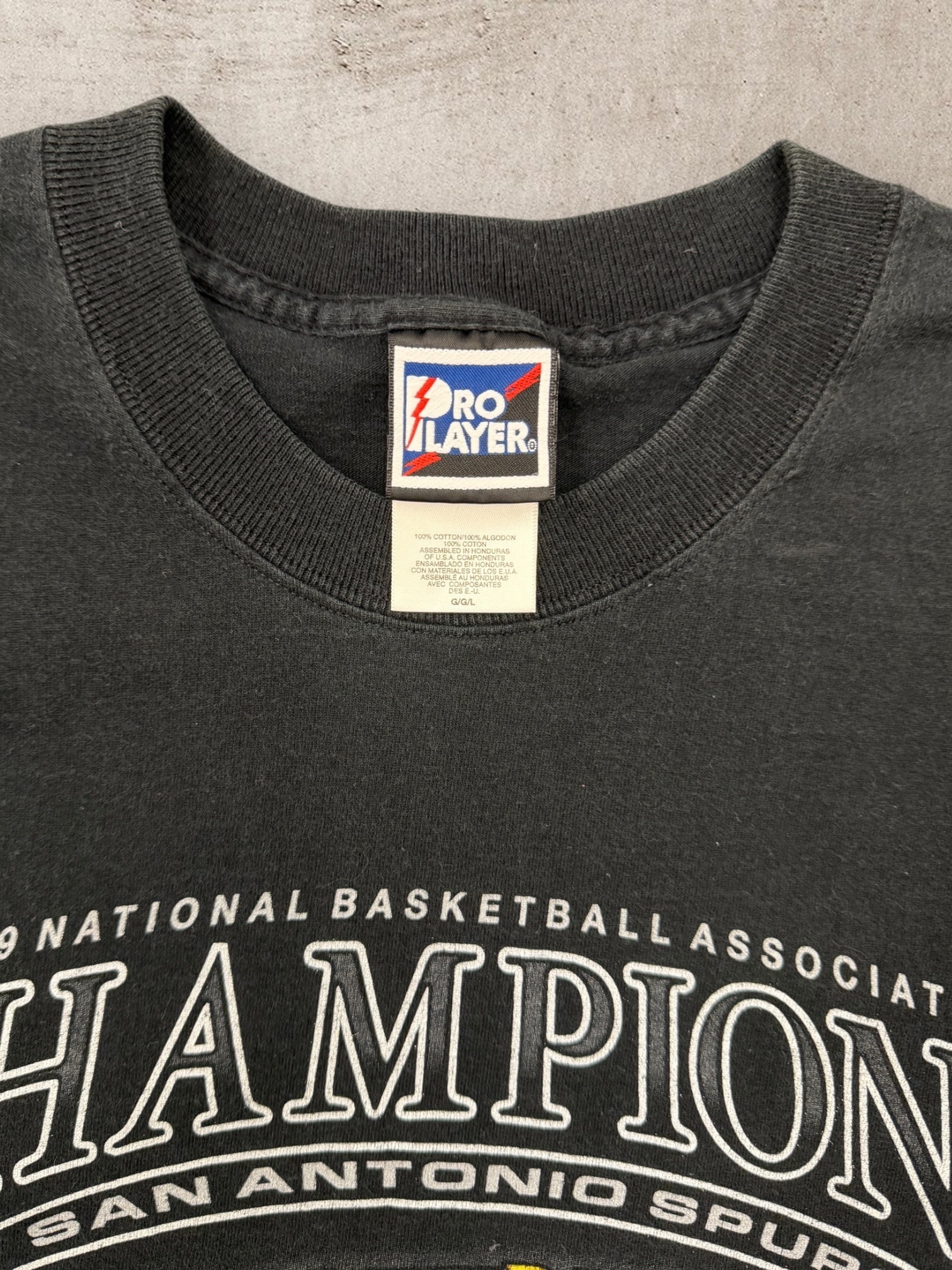 90s Pro Player San Antonio Spurs Champions Graphic T-Shirt - XL