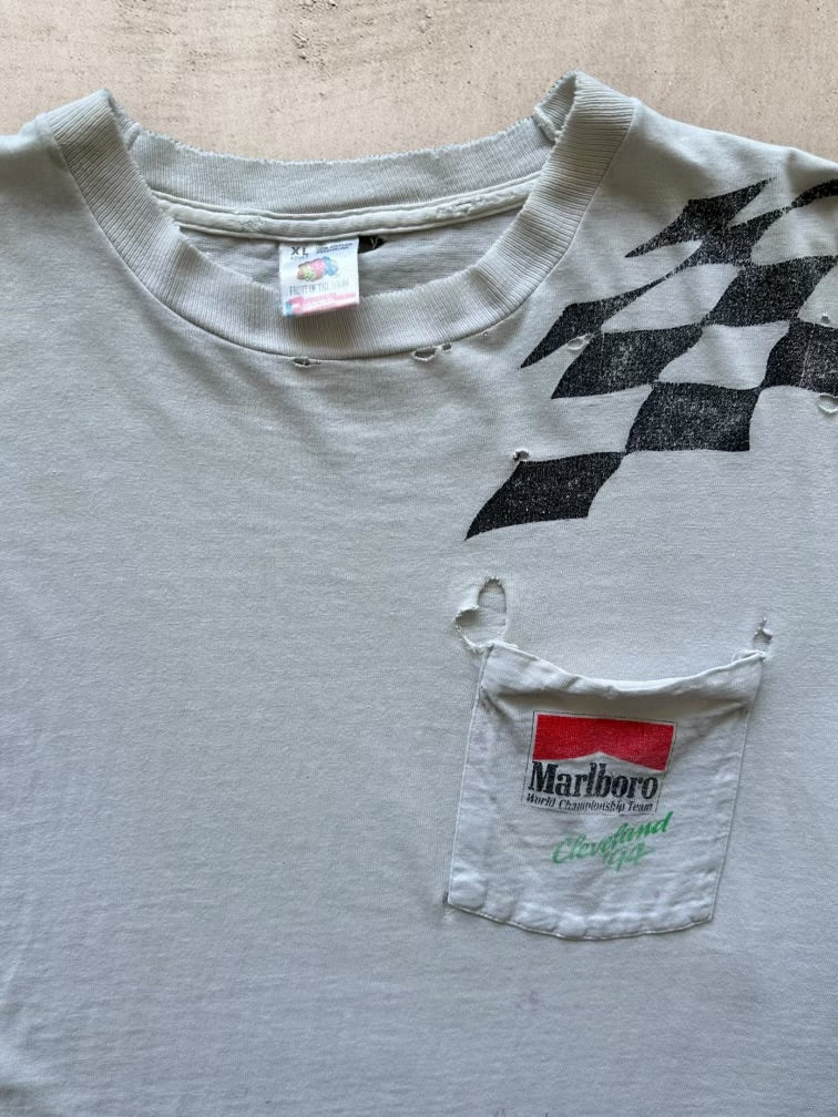 90s Marlboro Distressed Championship Team Graphic T-Shirt - XL