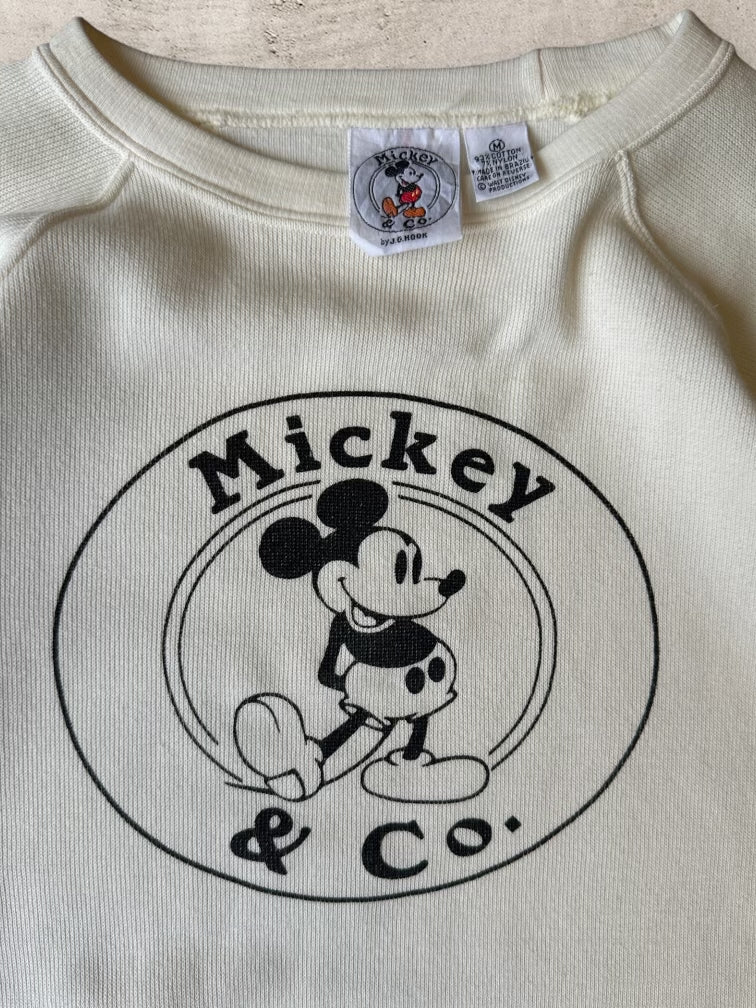 90s Mickey & Co Raglan Cut Crewneck - Medium