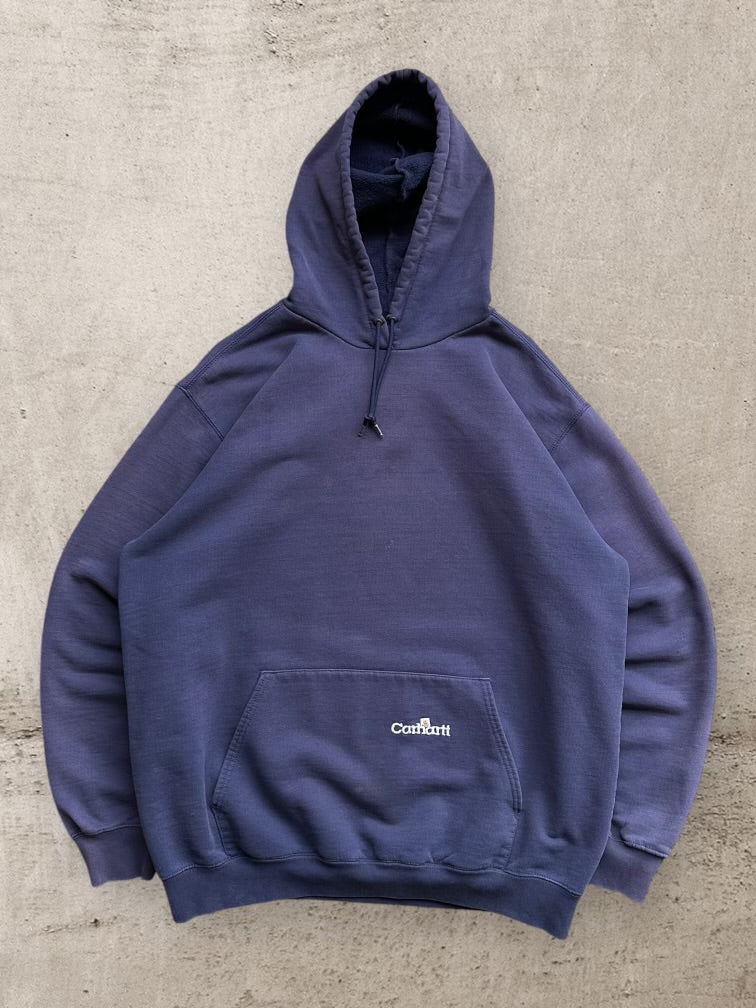 00s Carhartt Embroidered Hoodie - XL