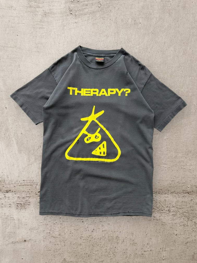 90s Therapy? Leave Me Alone Graphic T-Shirt - Large