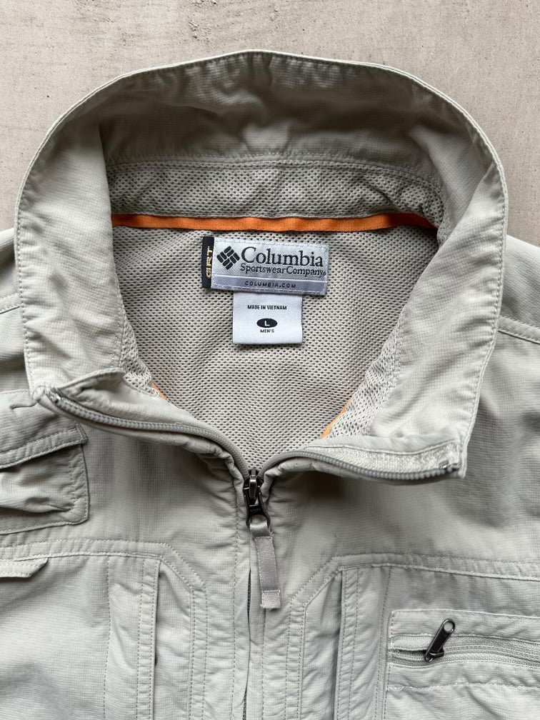 00s Columbia Multi-Pocket Nylon Vest - XL