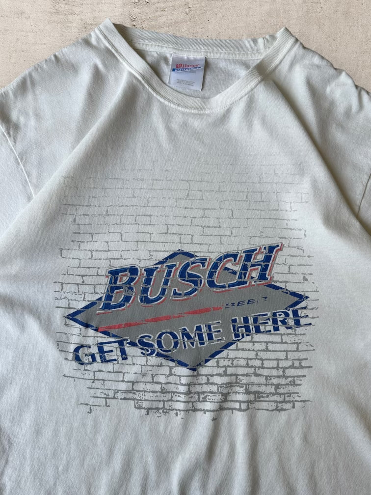 00s Busch Beer T-Shirt - Large
