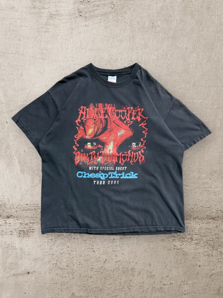 00s Alice Cooper Dirty Diamond Tour T-Shirt - XL