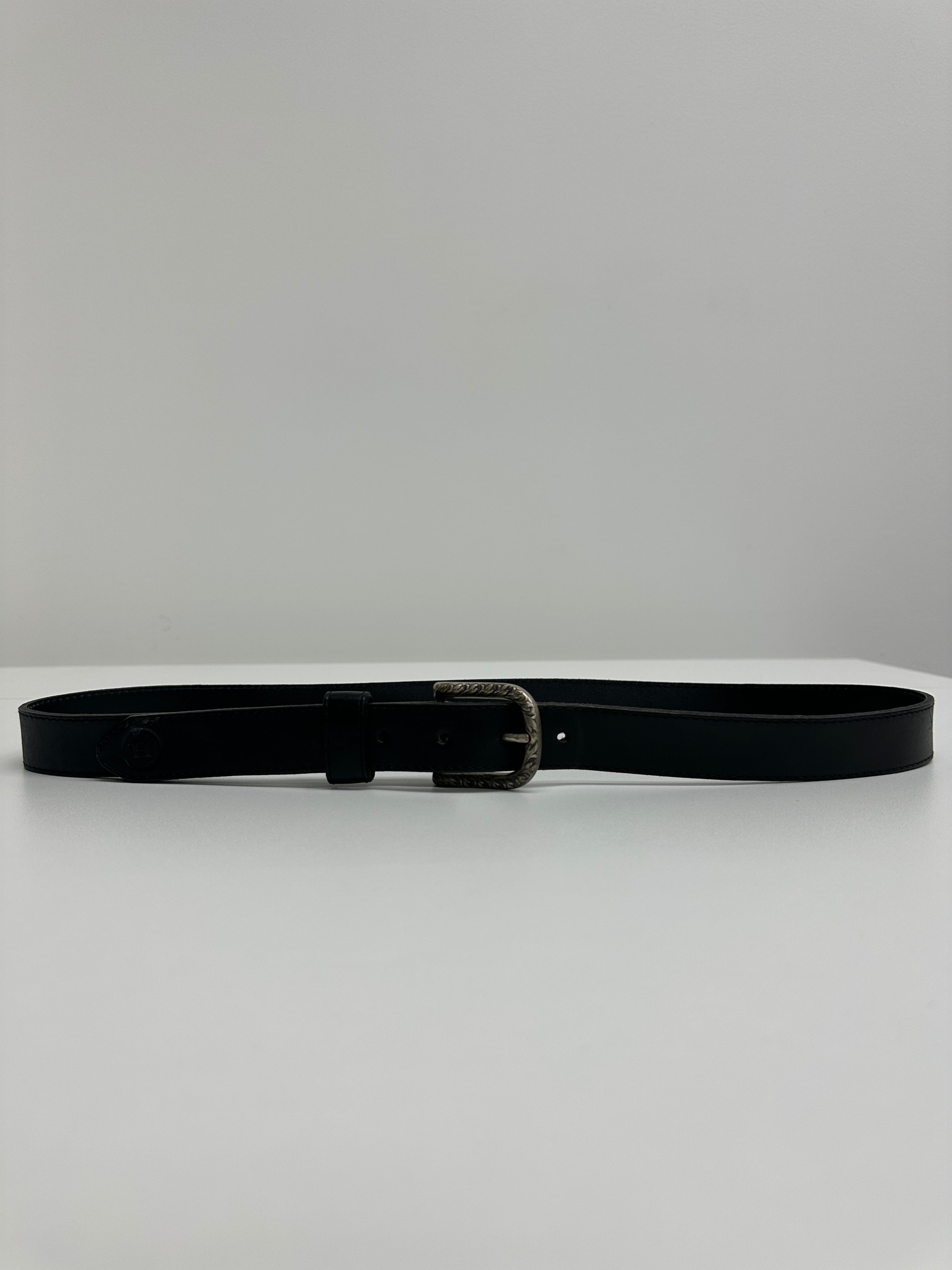 90s Holmen Engraved Leather Belt