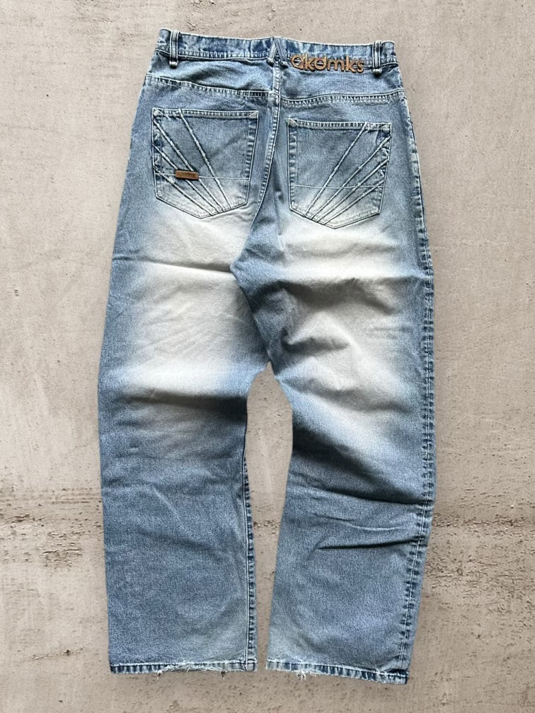 00s Akademiks Faded Baggy Denim Jeans - 32x32