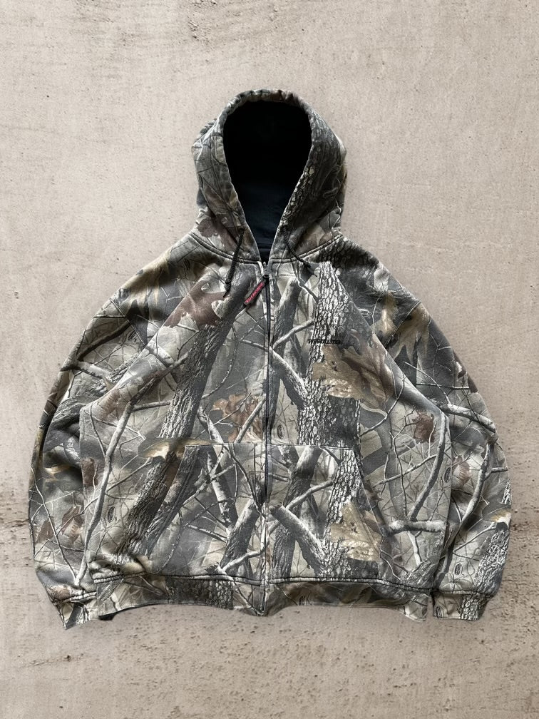 00s Winchester Real Tree Camouflage Reversible Hoodie - XXL