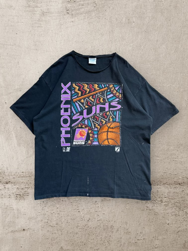 90s Phoenix Suns Distressed Graphic T-Shirt - XXL