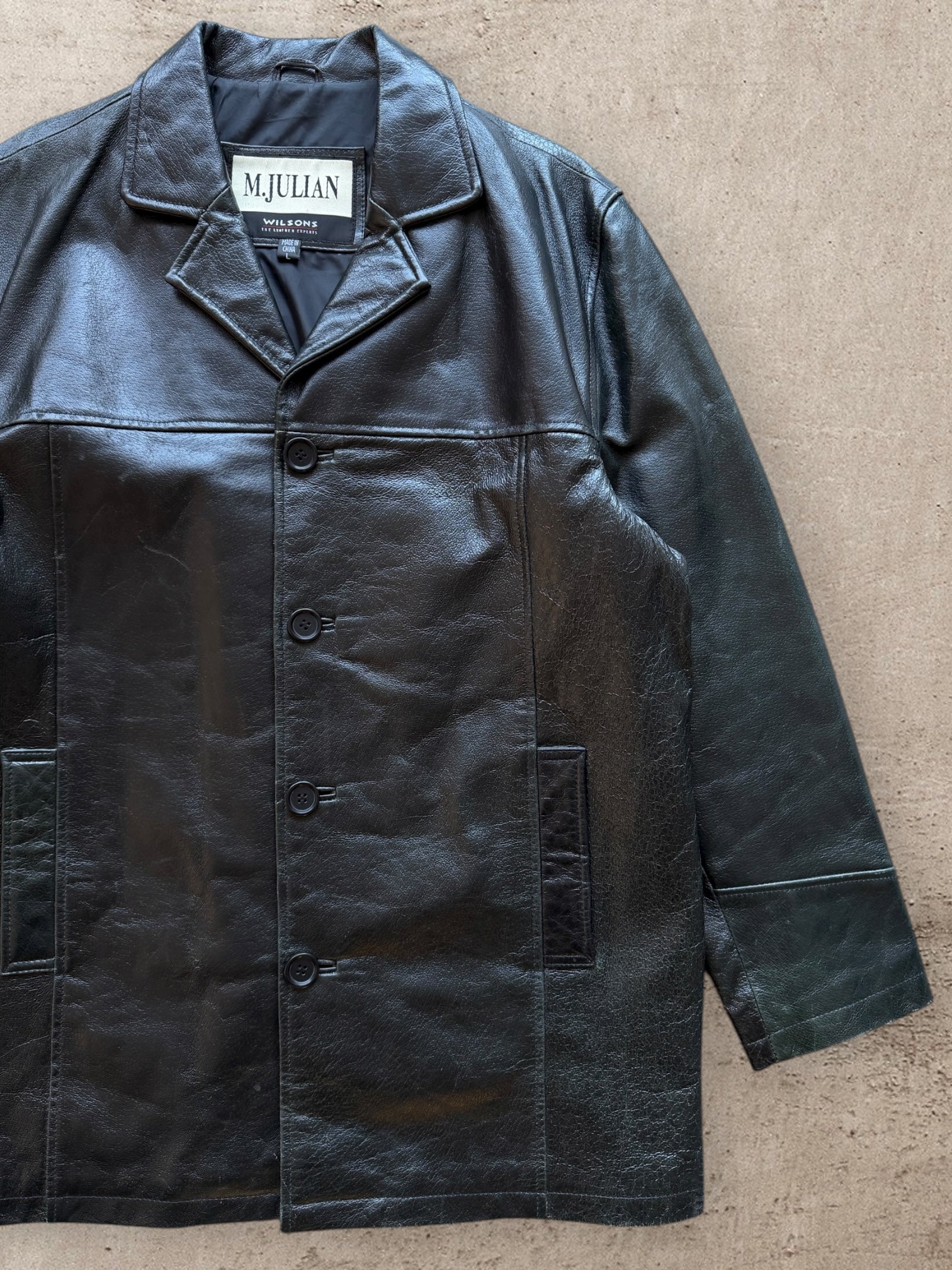 00s M.Julian Leather Jacket - XL