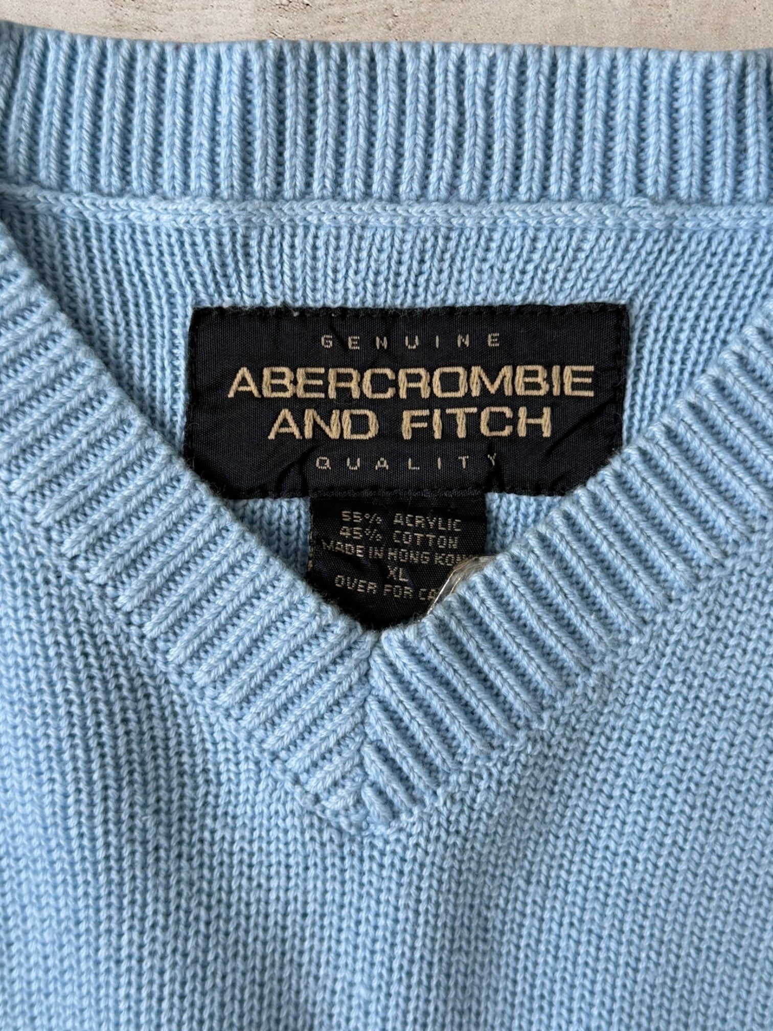 00z Abercrombie & Fitch Striped Knit Sweater - XL