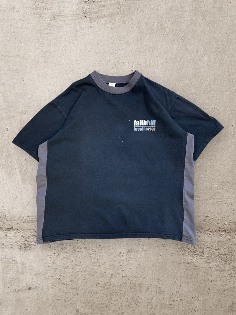 00 Faithhill Color Block T-Shirt - Large