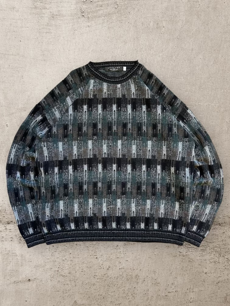 90s Protege Multicolor Knit Sweater - XXL