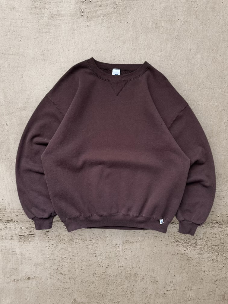 00s Russell Athletic Brown Crewneck - XL