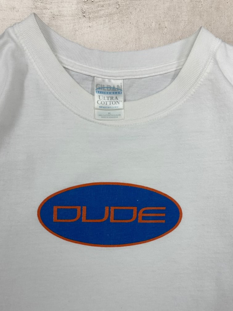 00s Dude Dell Graphic T-Shirt - XL