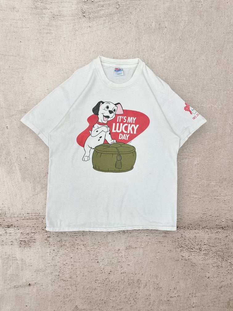 90s 101 Dalmatians It’s My Lucky Day Graphic T-Shirt - Large